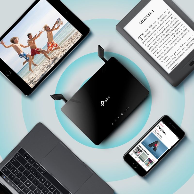 ROUTER WIFI 5 MOVIL 4G LTE TP-LINK ARCHER MR402 AC1200 4x100Mbps NANOSIM ANTENAS EXTERNAS - Imagen 5 de 7