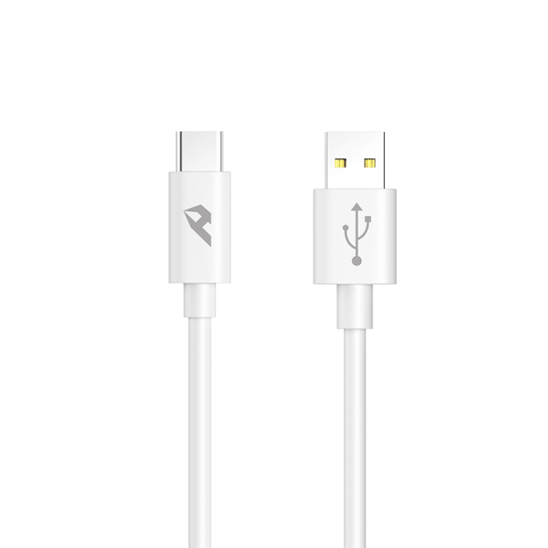 Home Serie Enjoy YCB-02 cable USB 1m 2.0 USB A USB C Blanco - Imagen 1 de 2