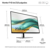 Miniatura 9 de HP Monitor FHD HP Pro de la serie 5 de 23,8 pulgadas: 524 pf  Series 5 23.8" LCD IPS Full HD HDMI