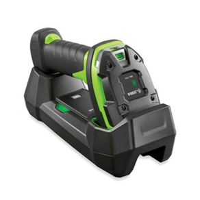 DS3678-XR RUGGED GREEN VIBRATION MOTOR STANDARD CRADLE USB  (NO CORD) KIT: SCANNER SHIELDED USB CABLE (SUPPORTS 12V P/S) CRADLE POWER SUPPLY