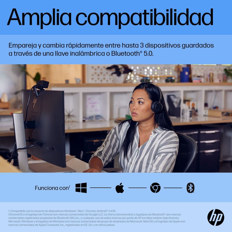 RATON HP 710 SILENCIOSO RECARGABLE INALAMBRICO - Imagen 21 de 22