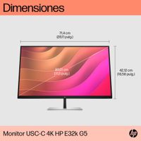 Miniatura 7 de HP Monitor USB-C 4K HP E32k G5   31.5" LCD IPS 4K Ultra HD HDMI Altavoces