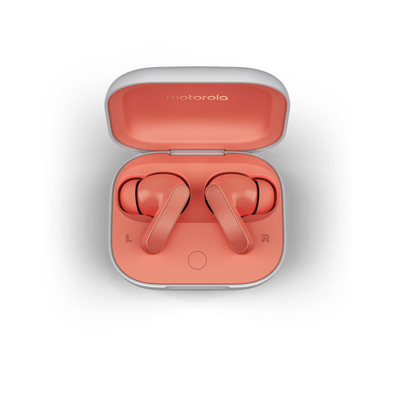 AURICULARES MOTOROLA MOTO BUDS CORAL PEACH - Imagen 4 de 5