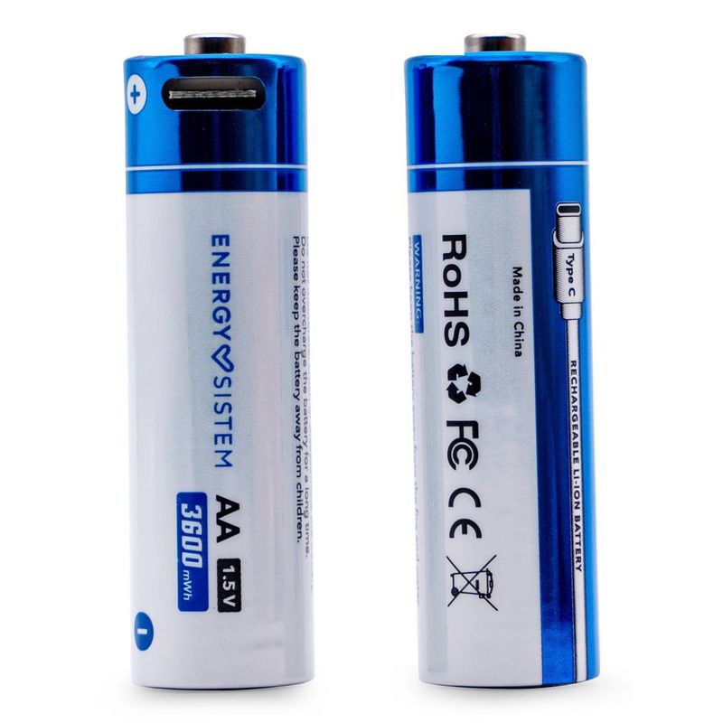 PILA RECARGABLE ENERGY AA PACK 2 - Imagen 2 de 5