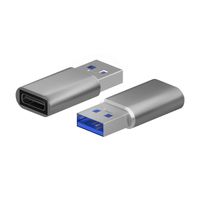 Miniatura 3 de MINI ADAPTADOR AISENS USB 3.2 GEN2 USB 2.03A TIPO USB-C H-A M GRIS