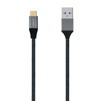 Miniatura 2 de AISENS Cable USB 3.1 Gen2 Aluminio 10Gbps 3A, Tipo USB-C/M-A/M, Gris, 1.0M