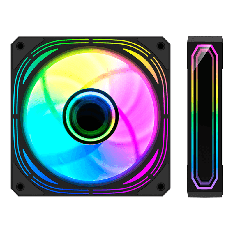 VENTILADOR 12CM COOLBOX INFINITY PRO A-RGB KIT 4 VENTILADORES - Imagen 1 de 5