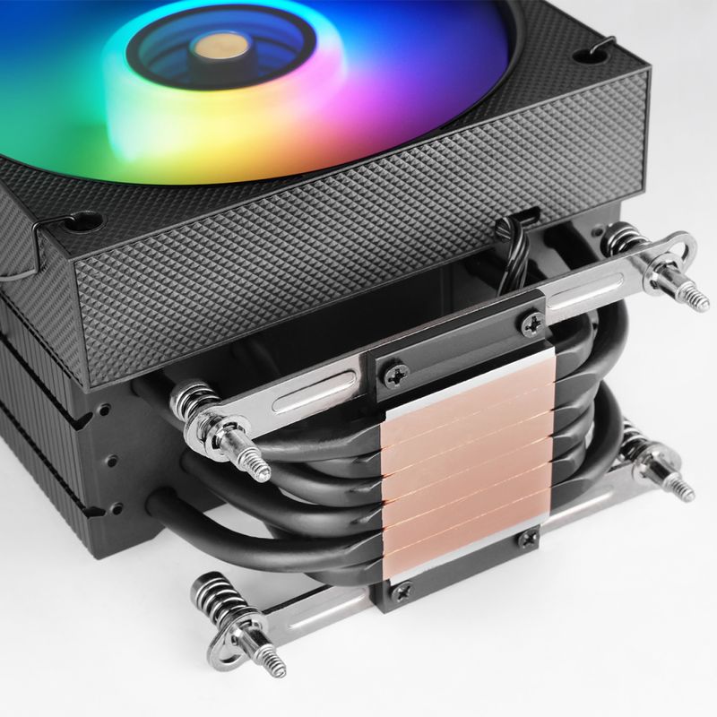 VENTILADOR CON DISIPADOR DE CPU MARS GAMING MCPULCD TDP 300W 120mm PANTALLA LCD ARGB NEGRO - Imagen 5 de 8