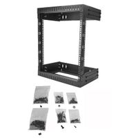 Miniatura 6 de RACK AJUSTABLE ABIERTO 12U DE PARED 12 A 20IN PROFUNDID AD