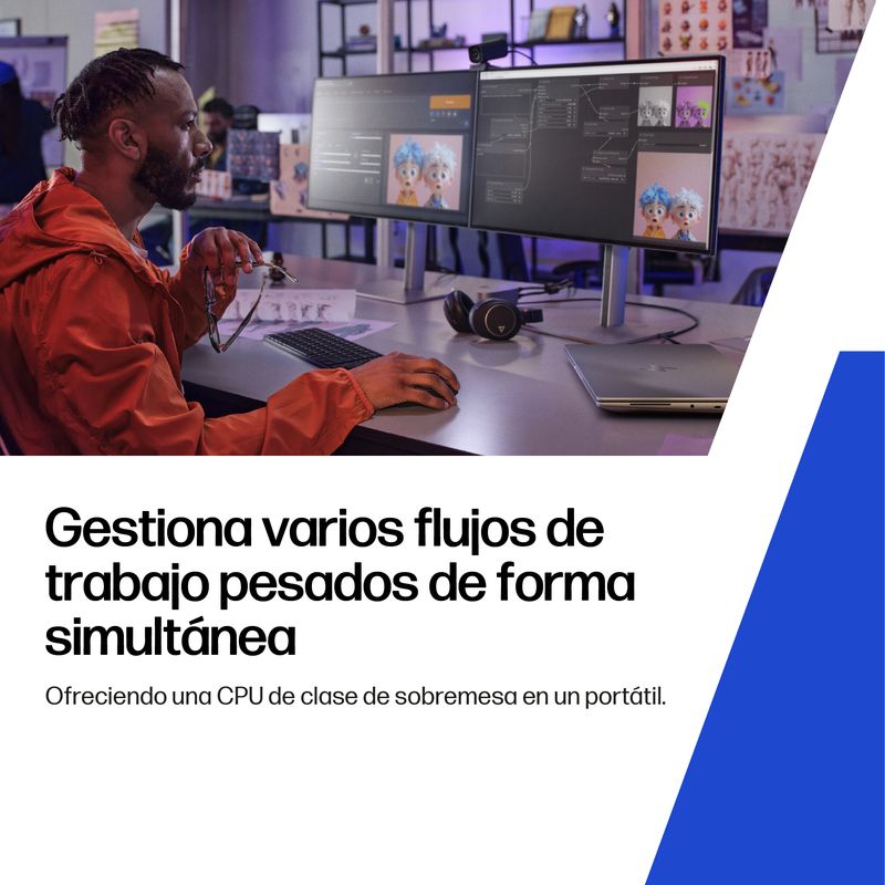 PORTATIL HP ZBOOK FURY 16 G1i MOBILE WORKSTATION CORE U7-265HX 32GB 1TB SSD 16" W11P - Imagen 9 de 17