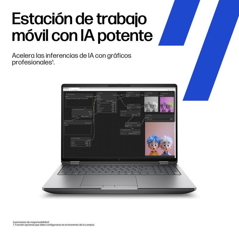 PORTATIL HP ZBOOK FURY 16 G1i MOBILE WORKSTATION CORE U7-265HX 32GB 1TB SSD 16" W11P - Imagen 10 de 17