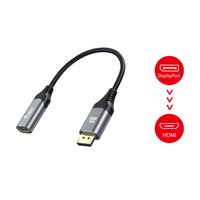 Miniatura 6 de CABLE ADAPTADOR DISPLAYPORT 1.2 A HDMI HEMBRA 4K 0,15CM EQUIP