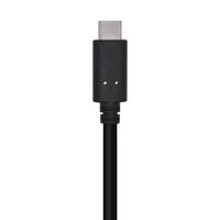 Miniatura 3 de AISENS Cable USB 3.1 Gen 2 10 Gbps 3 A, Tipo C/M-A/M, Negro, 0.5m