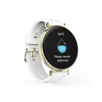 Miniatura 6 de MARTWATCH HAMA 7000 AMOLED 1.32" IP68 3ATM MANOS LIBRES DIFERENTES SENSORES BLANCO ORO