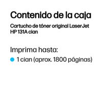 Miniatura 4 de TONER HP CIAN 131A CF211A