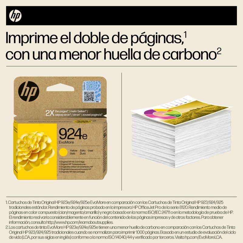HP 924 CARTUCHO AMARILLO XL 800PAG - Imagen 5 de 7