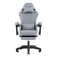 Miniatura 2 de SILLA GAMER MARS GAMING MGCXFSW FABRIC RECLINABLE REPOSAPIES EXTENSIBLE DISE??O TEXTIL BLANCO PLAT
