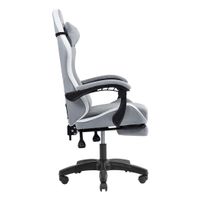 Miniatura 4 de SILLA GAMER MARS GAMING MGCXFSW FABRIC RECLINABLE REPOSAPIES EXTENSIBLE DISE??O TEXTIL BLANCO PLAT