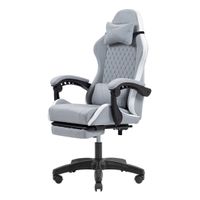 Miniatura 6 de SILLA GAMER MARS GAMING MGCXFSW FABRIC RECLINABLE REPOSAPIES EXTENSIBLE DISE??O TEXTIL BLANCO PLAT