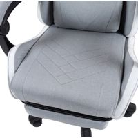 Miniatura 9 de SILLA GAMER MARS GAMING MGCXFSW FABRIC RECLINABLE REPOSAPIES EXTENSIBLE DISE??O TEXTIL BLANCO PLAT