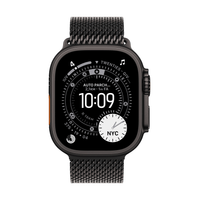 Miniatura 1 de 49mm Black Titanium Milanese Loop - Medium