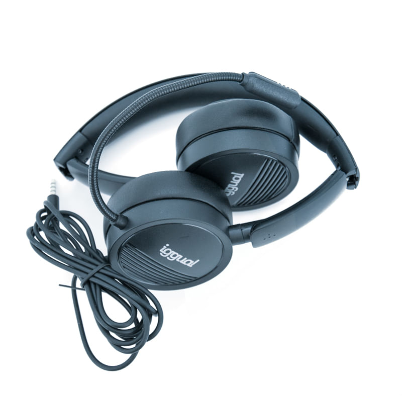 iggual Auriculares con micro Dual Tech USB/3,5 mm - Imagen 3 de 5