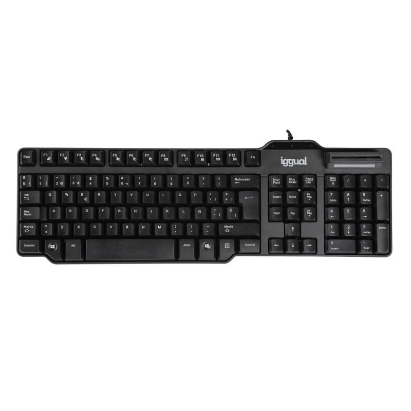 iggual Teclado con lector DNI CK-ID-DNI SMARTcard - Imagen 2 de 5