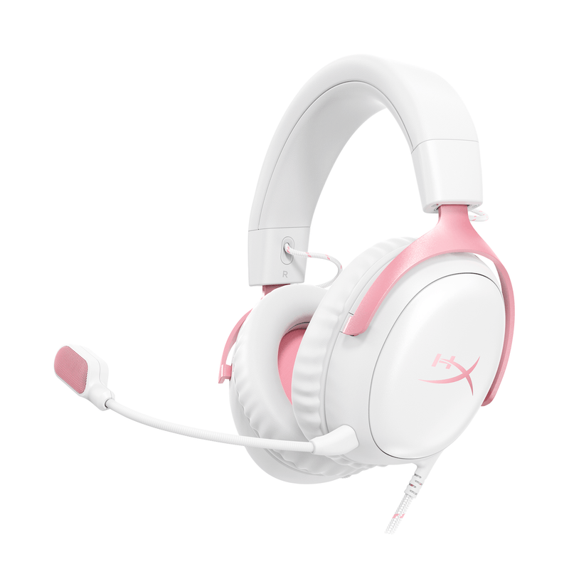 HP HYPERX CLOUD III WHITE-PINK - GAMING HEADSET - 9W1Q4AA - Imagen 1 de 11