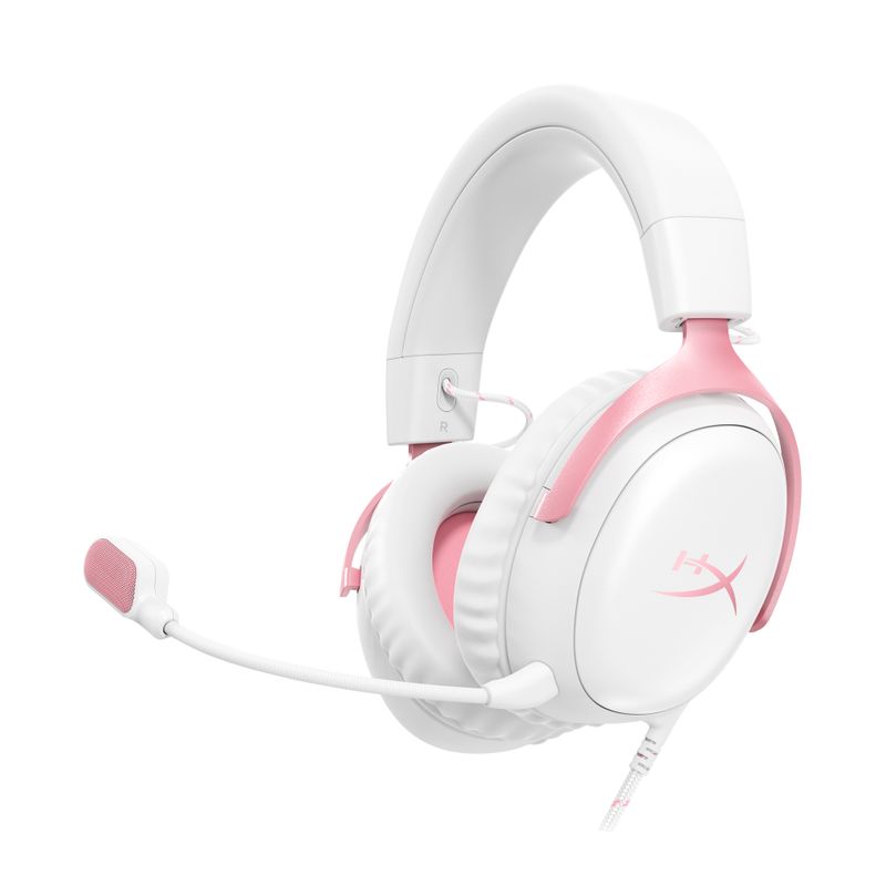 HP HYPERX CLOUD III WHITE-PINK - GAMING HEADSET - 9W1Q4AA - Imagen 2 de 11