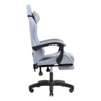 Miniatura 4 de SILLA GAMER MARS GAMING MGCXFSBL FABRIC RECLINABLE REPOSAPIES EXTENSIBLE DISE??O TEXTIL AZUL PLATA