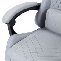 Miniatura 9 de SILLA GAMER MARS GAMING MGCXFSBL FABRIC RECLINABLE REPOSAPIES EXTENSIBLE DISE??O TEXTIL AZUL PLATA