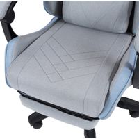 Miniatura 10 de SILLA GAMER MARS GAMING MGCXFSBL FABRIC RECLINABLE REPOSAPIES EXTENSIBLE DISE??O TEXTIL AZUL PLATA