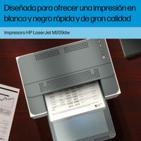 Miniatura 12 de HP LaserJet Impresora HP LaserJet M209dw, Blanco y negro, Impresora para Home y Home Office, Estampado, Impresión a doble cara; Tamaño compacto; Energ