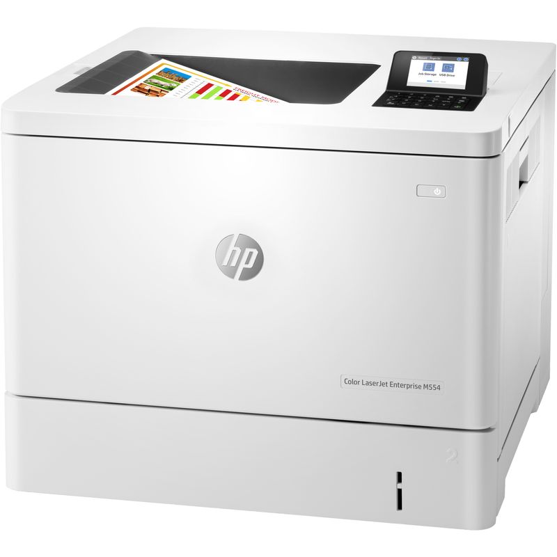 HP Color LaserJet Enterprise Impresora HP Color LaserJet Enterprise M554dn, Estampado, Impresión desde USB frontal - Imagen 3 de 7