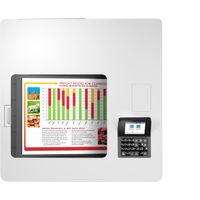 Miniatura 6 de HP Color LaserJet Enterprise Impresora HP Color LaserJet Enterprise M554dn, Estampado, Impresión desde USB frontal