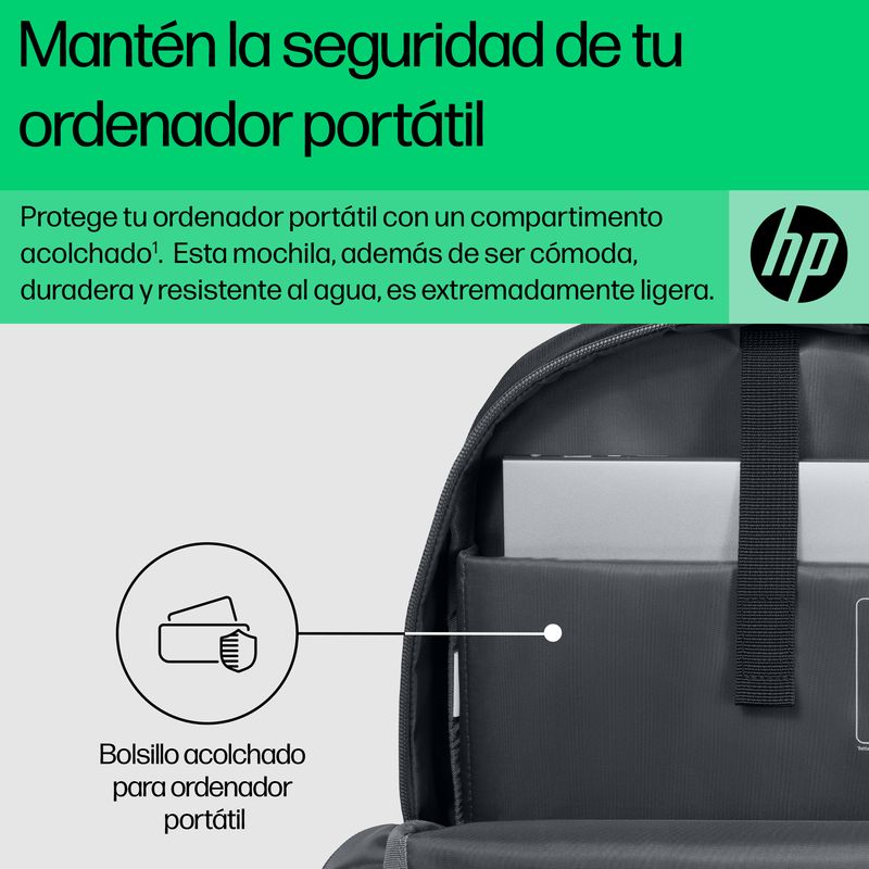 MOCHILA HP PARA PORTATIL DE 15.6" - Imagen 4 de 5