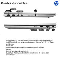 Miniatura 6 de PORTATIL HP ELITEBOOK 6 G1I 33.8 CM (13.3") , WUXGA, INTEL CORE ULTRA 5 225U, 16 GB, 512 GB SSD, PIKE SILVER, WINDOWS 11 PRO