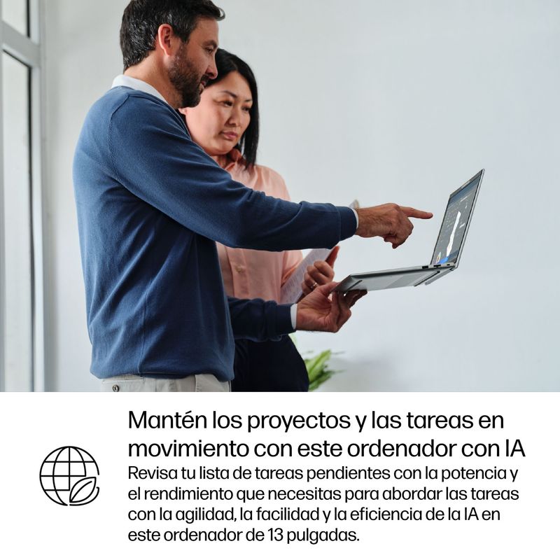 PORTATIL HP ELITEBOOK 6 G1I 33.8 CM (13.3") , WUXGA, INTEL CORE ULTRA 5 225U, 16 GB, 512 GB SSD, PIKE SILVER, WINDOWS 11 PRO - Imagen 13 de 21