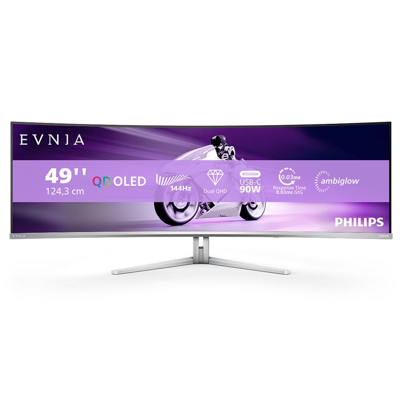 Monitor PHILIPS Evnia 48.9" QDOLED OLED Dual QHD HDMI Altavoces - Imagen 3 de 17