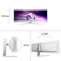 Miniatura 5 de Monitor PHILIPS Evnia 48.9" QDOLED OLED Dual QHD HDMI Altavoces