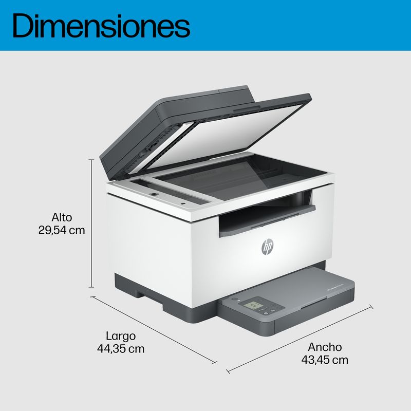 HP LaserJet M234sdn Multifunction Blanco y negro Impresora, Solo Ethernet; Fotocopiadora, escáner Laser Dúplex - Imagen 6 de 10