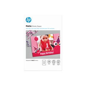 HP MATTE FSC PHOTO PAPER 4X6 25 SHEE TS