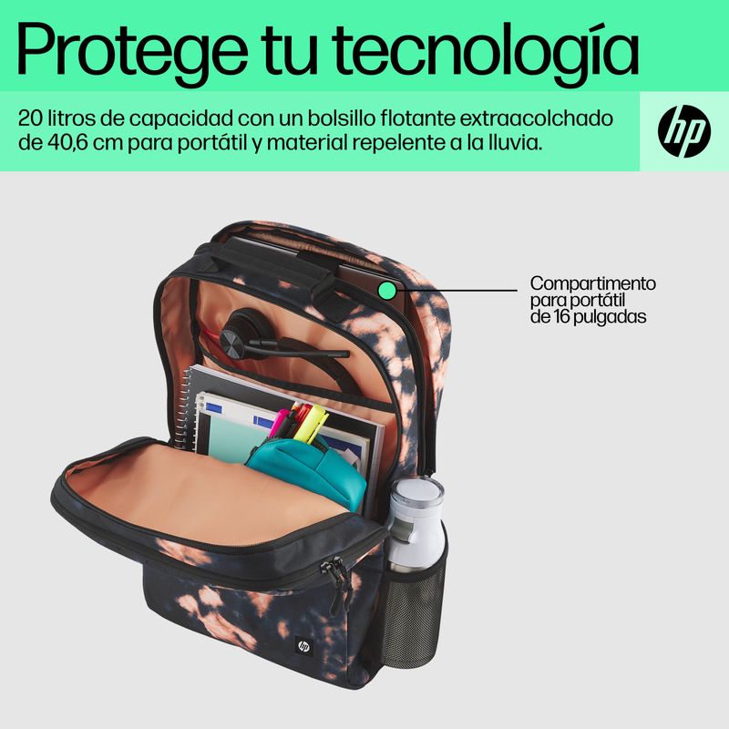 MOCHILA HP CAMPUS XL TIE DYE - Imagen 6 de 12