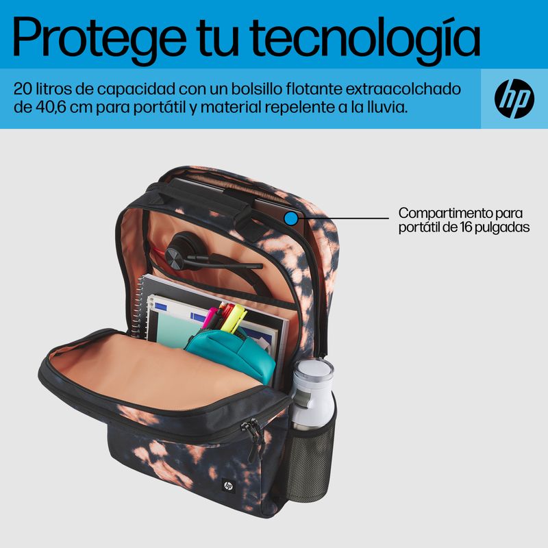 MOCHILA HP CAMPUS XL TIE DYE - Imagen 8 de 12