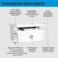 Miniatura 4 de HP  Multifunción A4Wifi Laser  LaserJet M140w Inalámbrico Multifunction Blanco y negro Impresora, Fotocopiadora, escáner