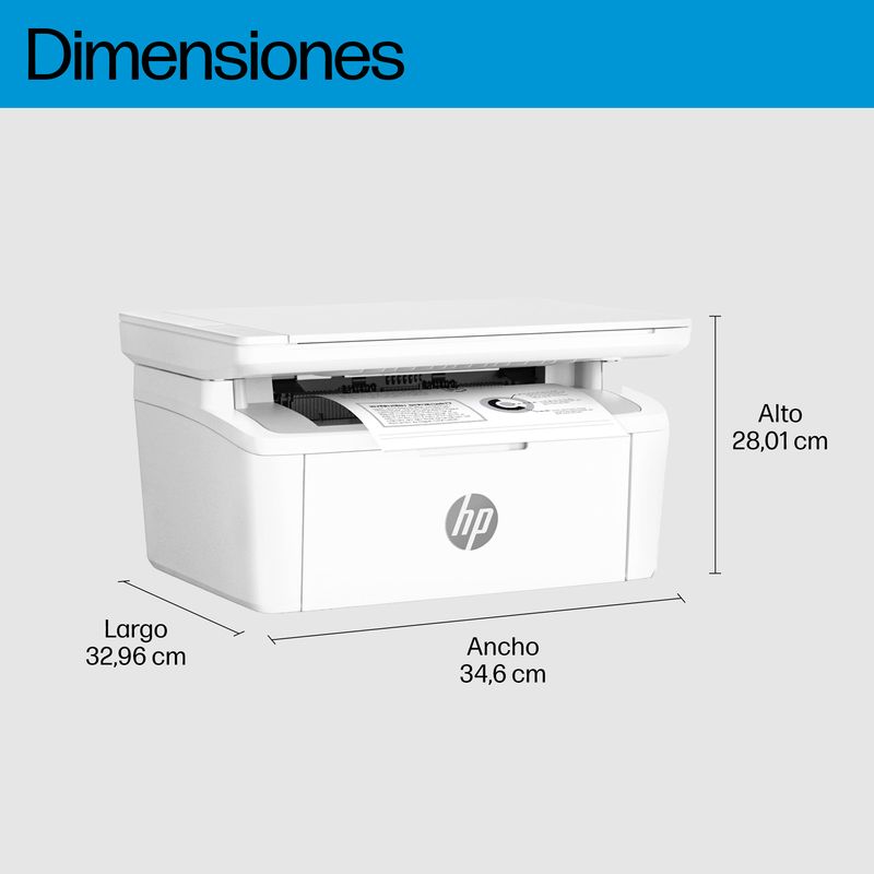 HP Multifunción A4Wifi Laser LaserJet M140w Inalámbrico Multifunction Blanco y negro Impresora, Fotocopiadora, escáner - Imagen 6 de 11