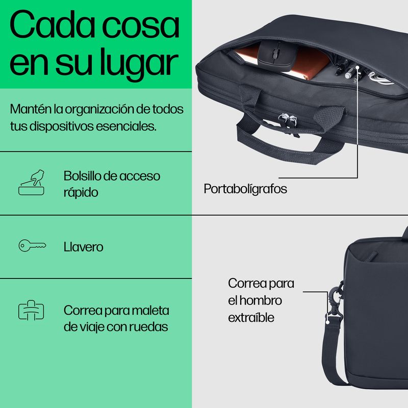 HP EVDAY 16 ODYSSEY GRAY LAPTOPBRIEFCASE - Imagen 8 de 11