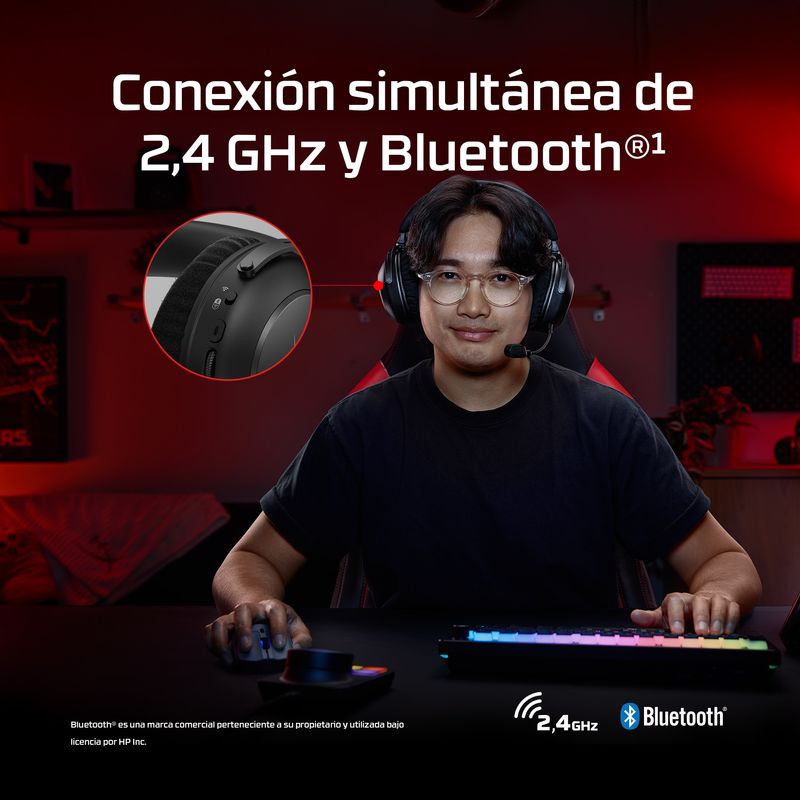 HP HYPERX CLOUD ALPHA 2 WIRELE - Imagen 10 de 12