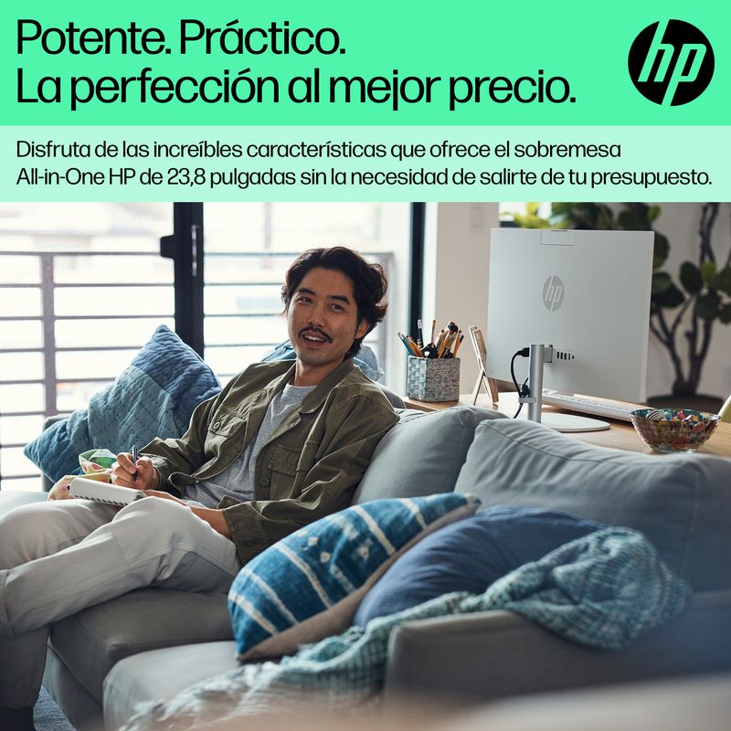 PC HP AIO 24-CR0040NS i3-1315U/8GB/512GB/23,8"/W11H - Imagen 7 de 19