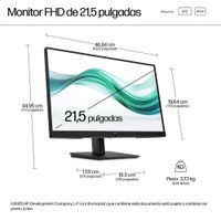 Miniatura 5 de HP Monitor FHD HP de la serie 3 Pro de 21,5 pulgadas: 322ph  Series 3 Pro 21.5" LCD IPS Full HD HDMI VGA Altavoces